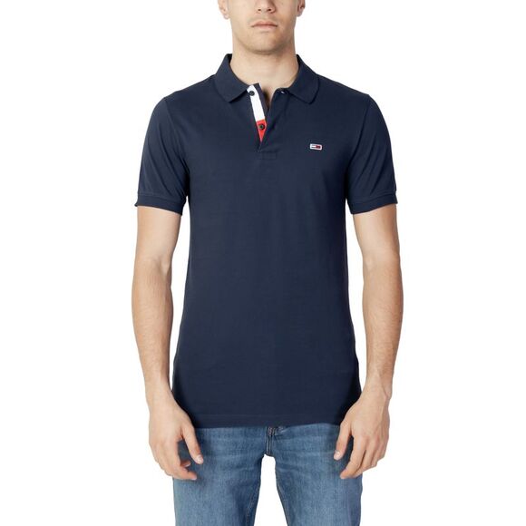 Tommy Hilfiger Jeans Custom Fit Polo Shirt MW0MW21725 Men blue Polo Shirts - Picture 1 of 2